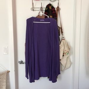 UO Blake Cardigan Purple